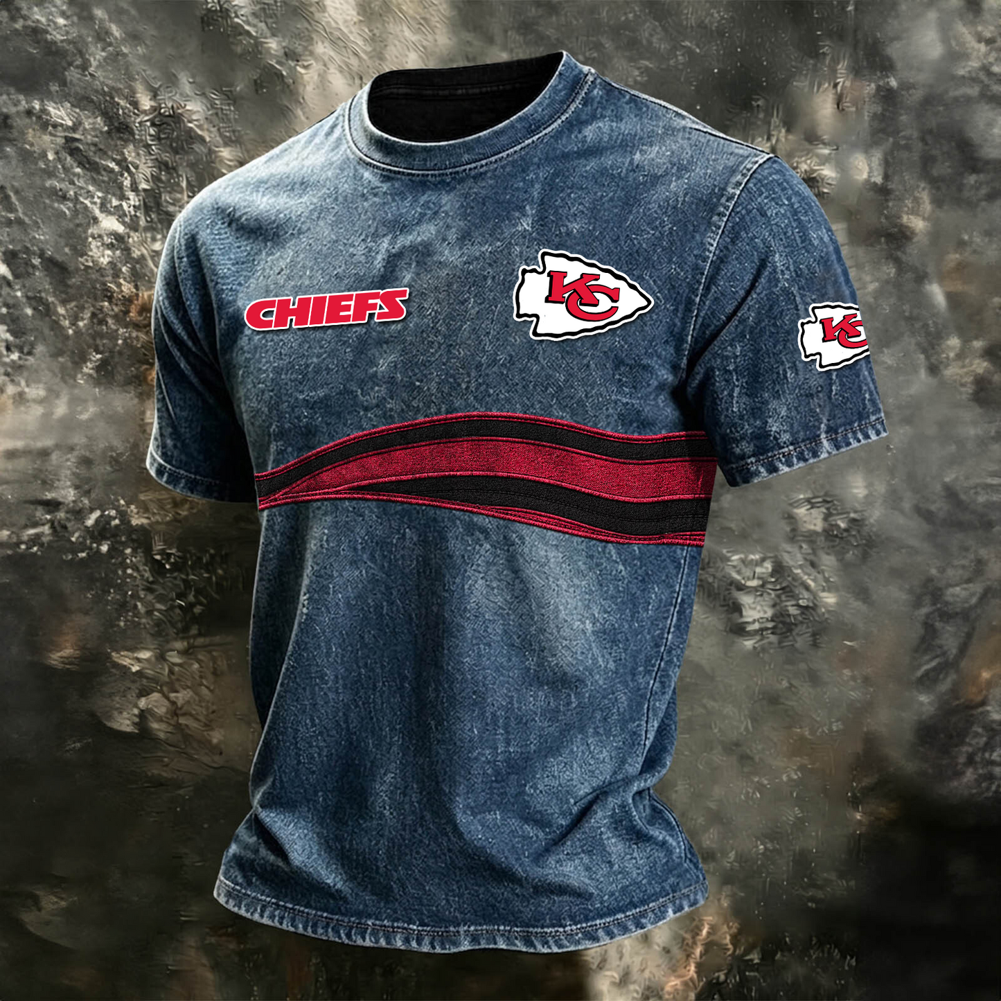 KCC x NFL Washed Cotton Retro Men's T-shirt