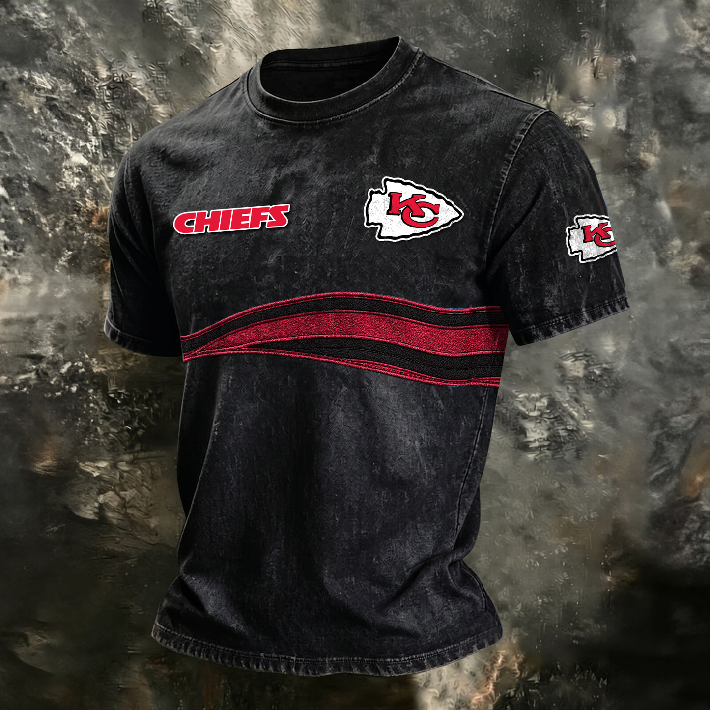 KCC x NFL Washed Cotton Retro Men's T-shirt