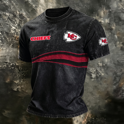 KCC x NFL Washed Cotton Retro Men's T-shirt