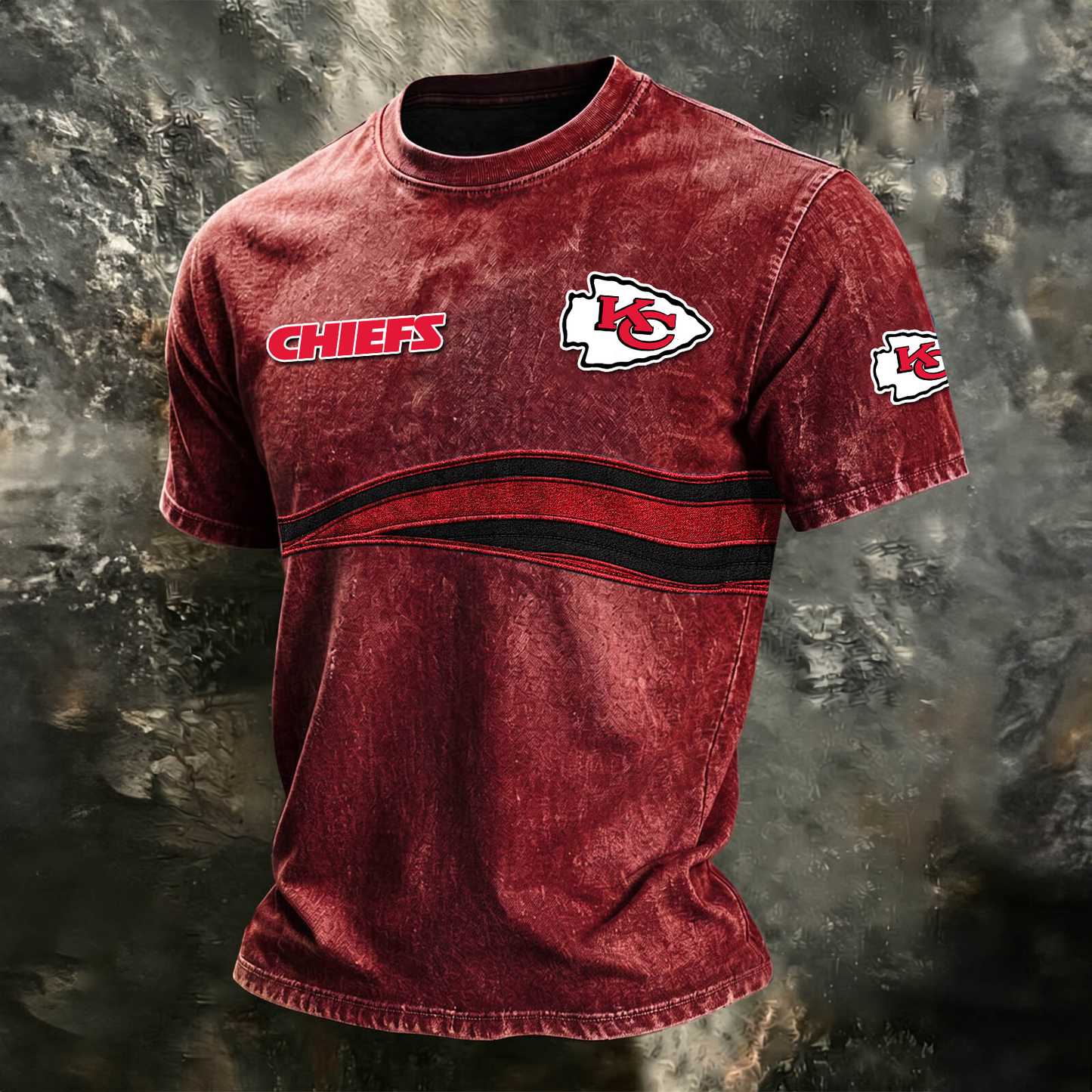 KCC x NFL Washed Cotton Retro Men's T-shirt