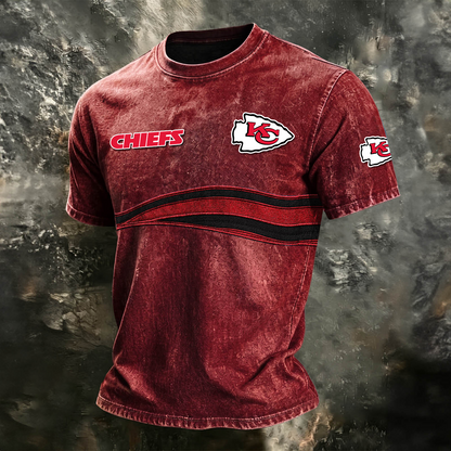 KCC x NFL Washed Cotton Retro Men's T-shirt