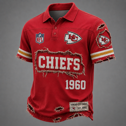 KC x NFL LUXURY V-Neck T-Shirt 3005 DatND DVT