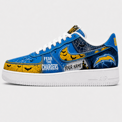 LAC x NFL Fear The Team Halloween AF1 Sneakers 1807