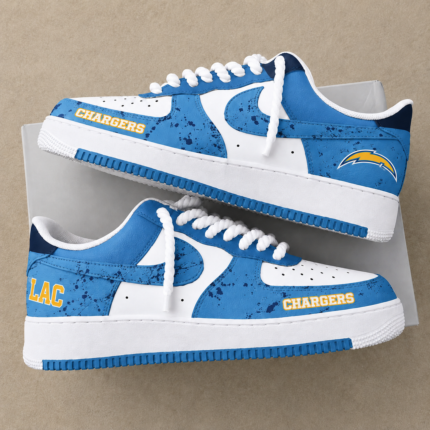 LAC x NFL Premium AF1 Shoes