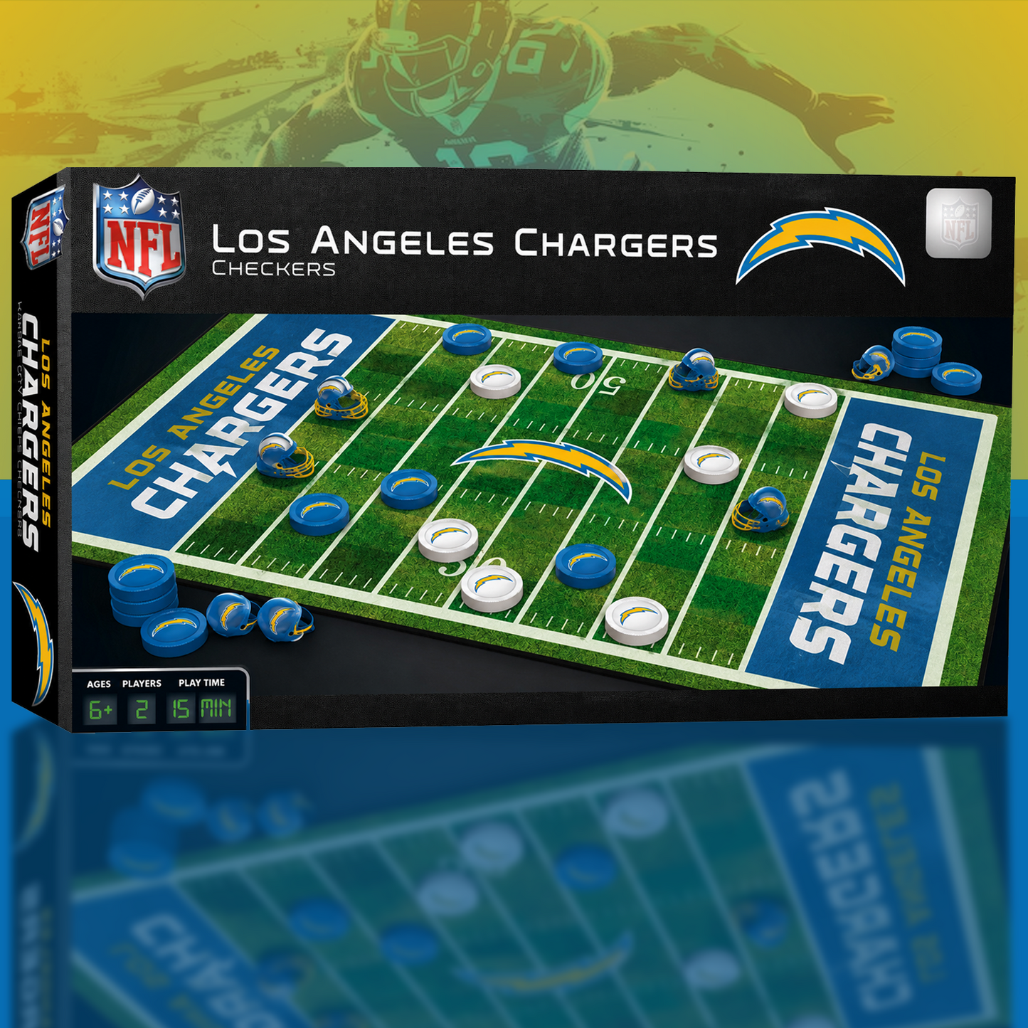 LAC x NFL Premium Checkers Game