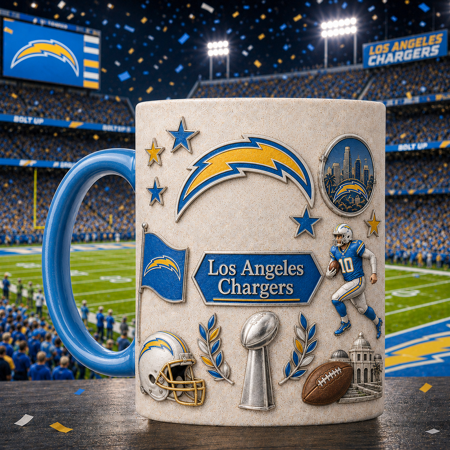 LAC x NFL Premium Fan Pride Mug