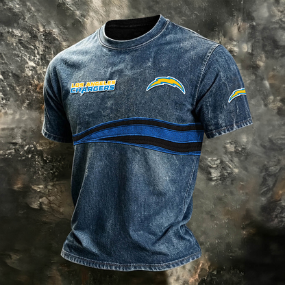 LAC x NFL Washed Cotton Retro Men's T-shirt