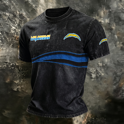 LAC x NFL Washed Cotton Retro Men's T-shirt