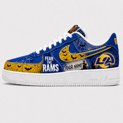 LAR x NFL Fear The Team Halloween AF1 Sneakers 1807