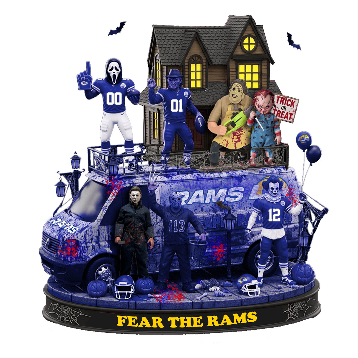 LAR x NFL Halloween Acrylic Plaque