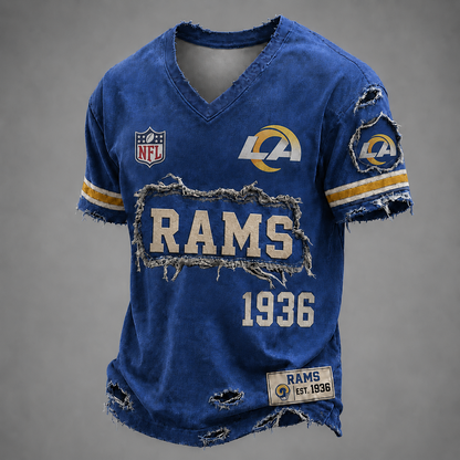LAR x NFL LUXURY V-Neck T-Shirt 3005 DatND DVT