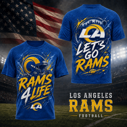 LAR x NFL Premium Fan For Life 3D Shirt