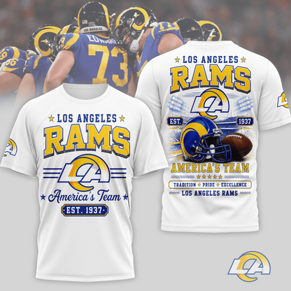 LAR x NFL Premium Team Tradition Pride 3D Shirt