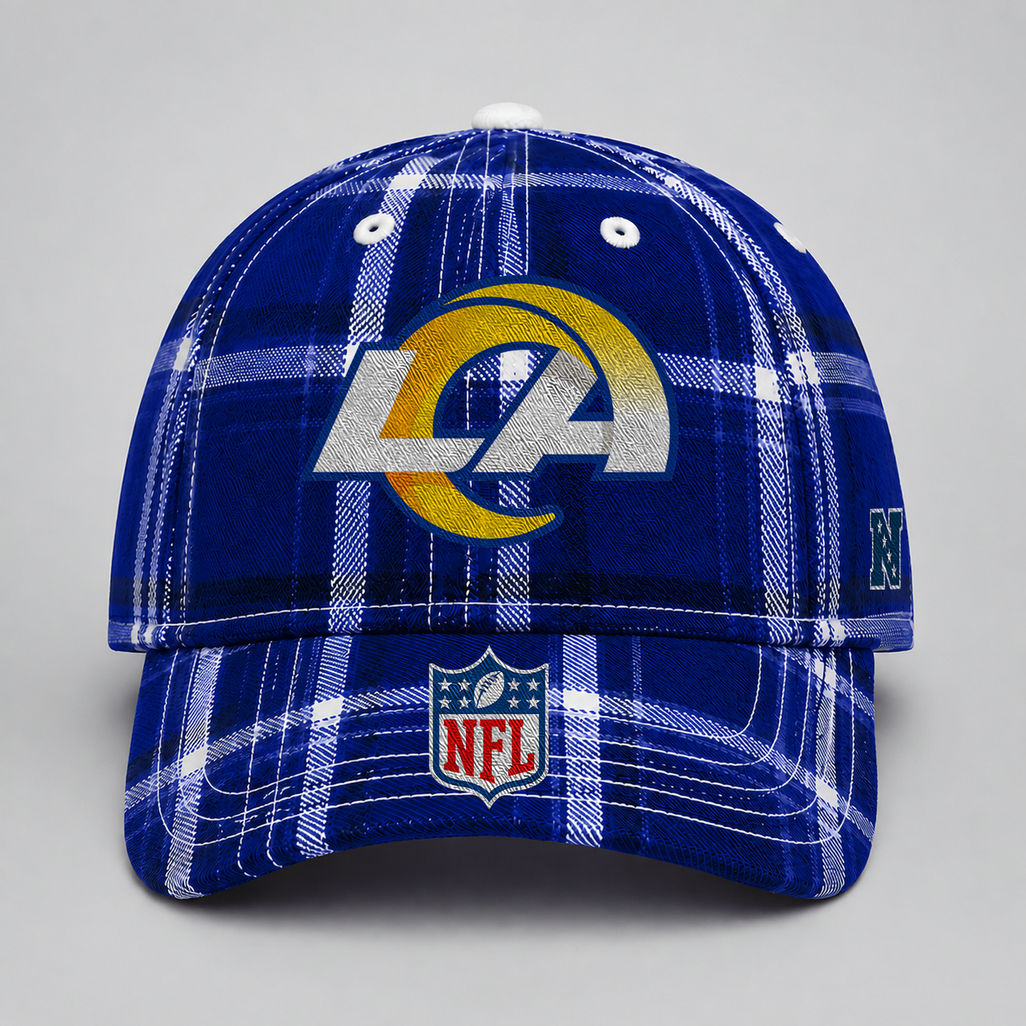 LAR x NFL Premium Varsity Plaid Cap