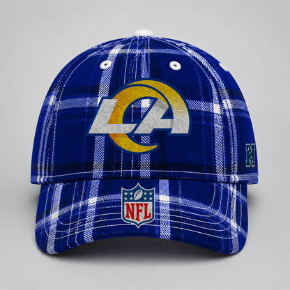 LAR x NFL Premium Varsity Plaid Cap
