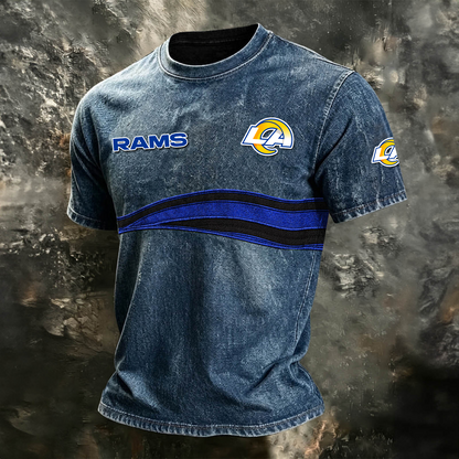 LAR x NFL Washed Cotton Retro Men's T-shirt