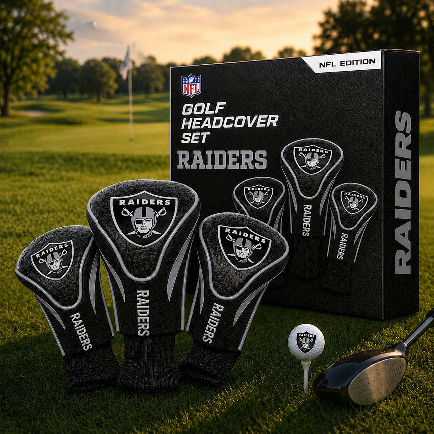 LV Team Golf NFL 3-Pack Contour Sock Headcovers