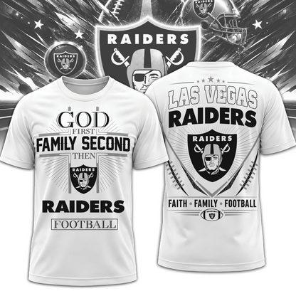 LV x NFL Faith, Family, Football 3D Shirt