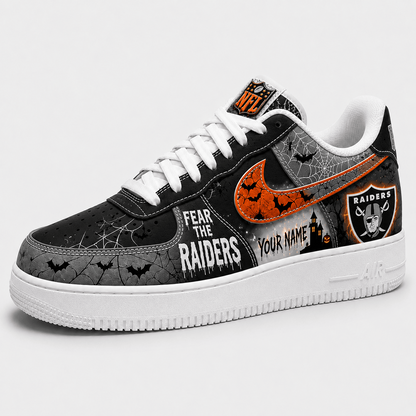 LV x NFL Fear The Team Halloween AF1 Sneakers 1807