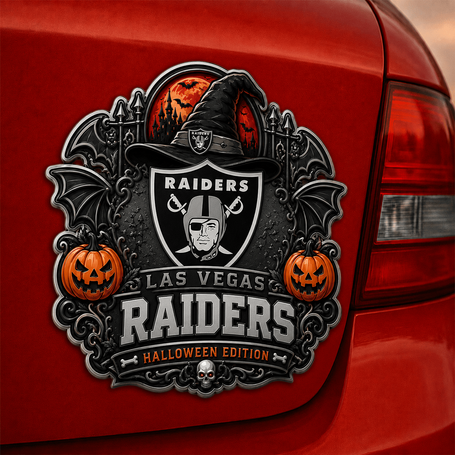 LV x NFL Halloween Edition Car Namge Badge