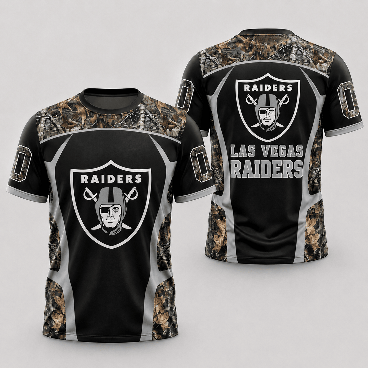 LV x NFL Hunting Camo 3D Shirt