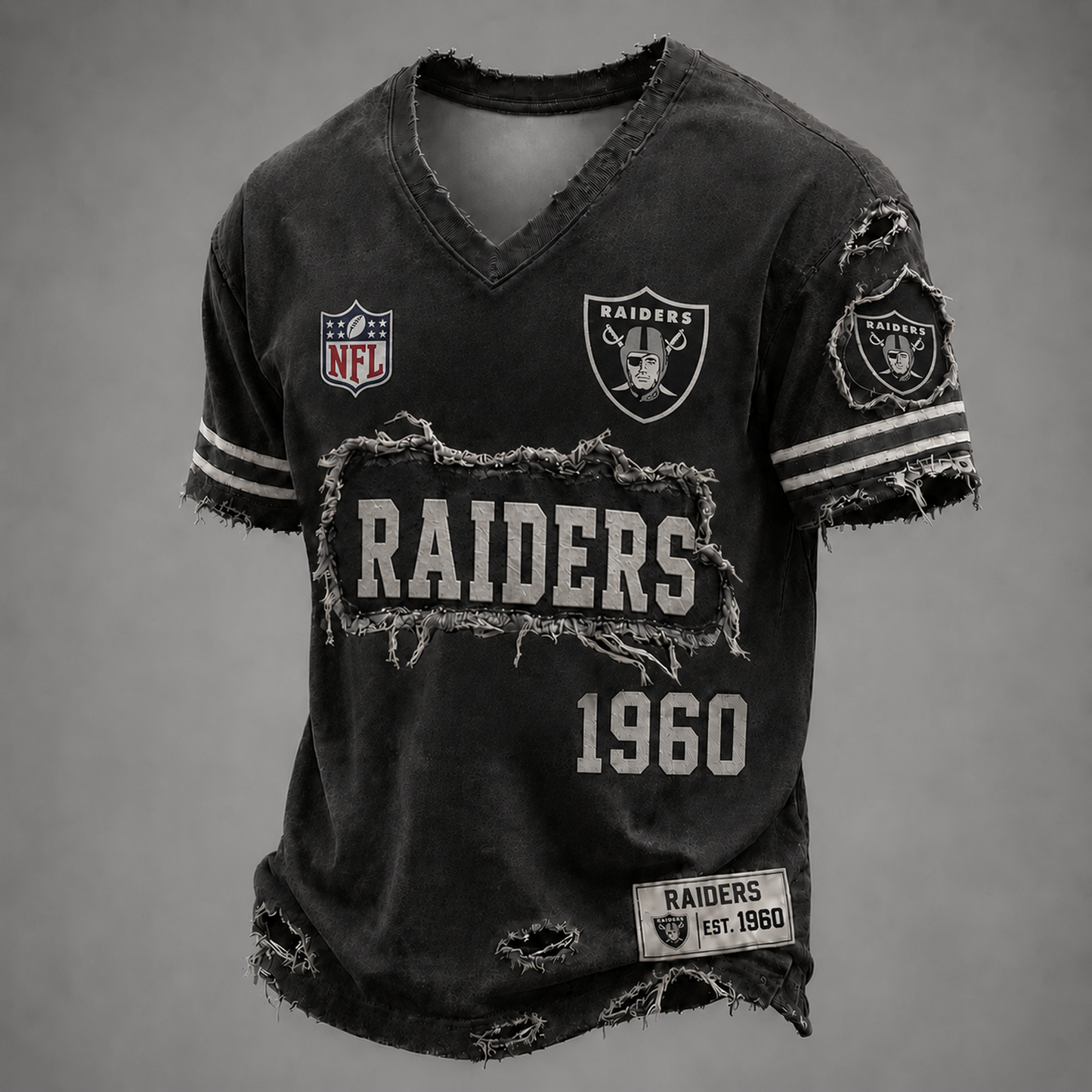 LV x NFL LUXURY V-Neck T-Shirt 3005 DatND DVT