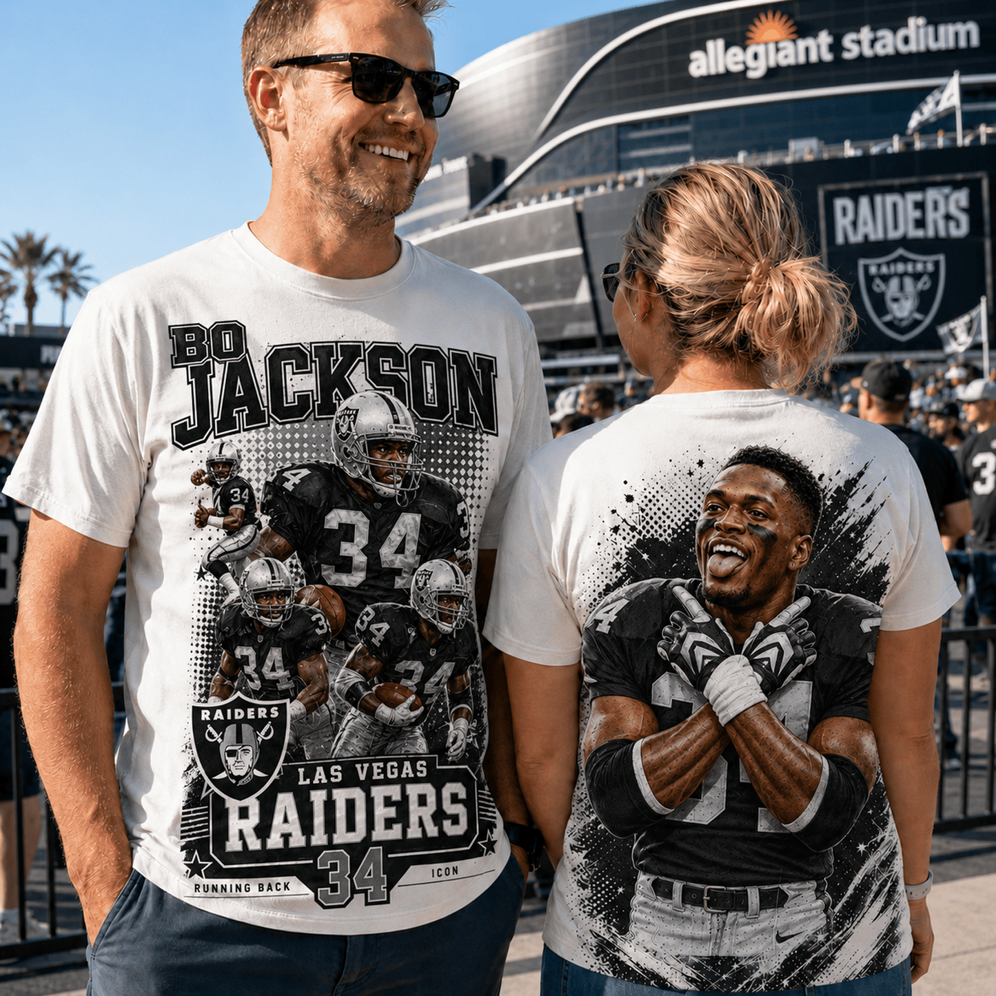 LV x NFL Premium Football Player Graphic Shirt