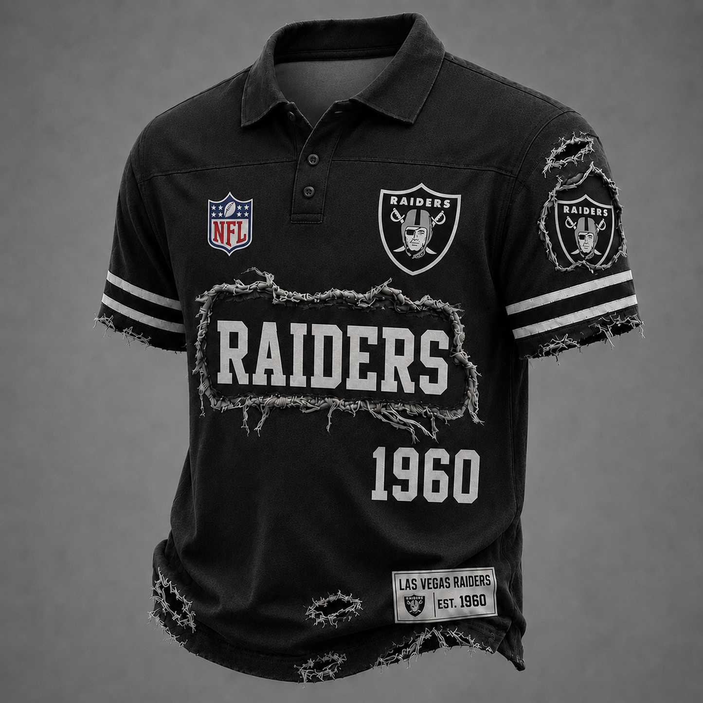 LV x NFL LUXURY V-Neck T-Shirt 3005 DatND DVT