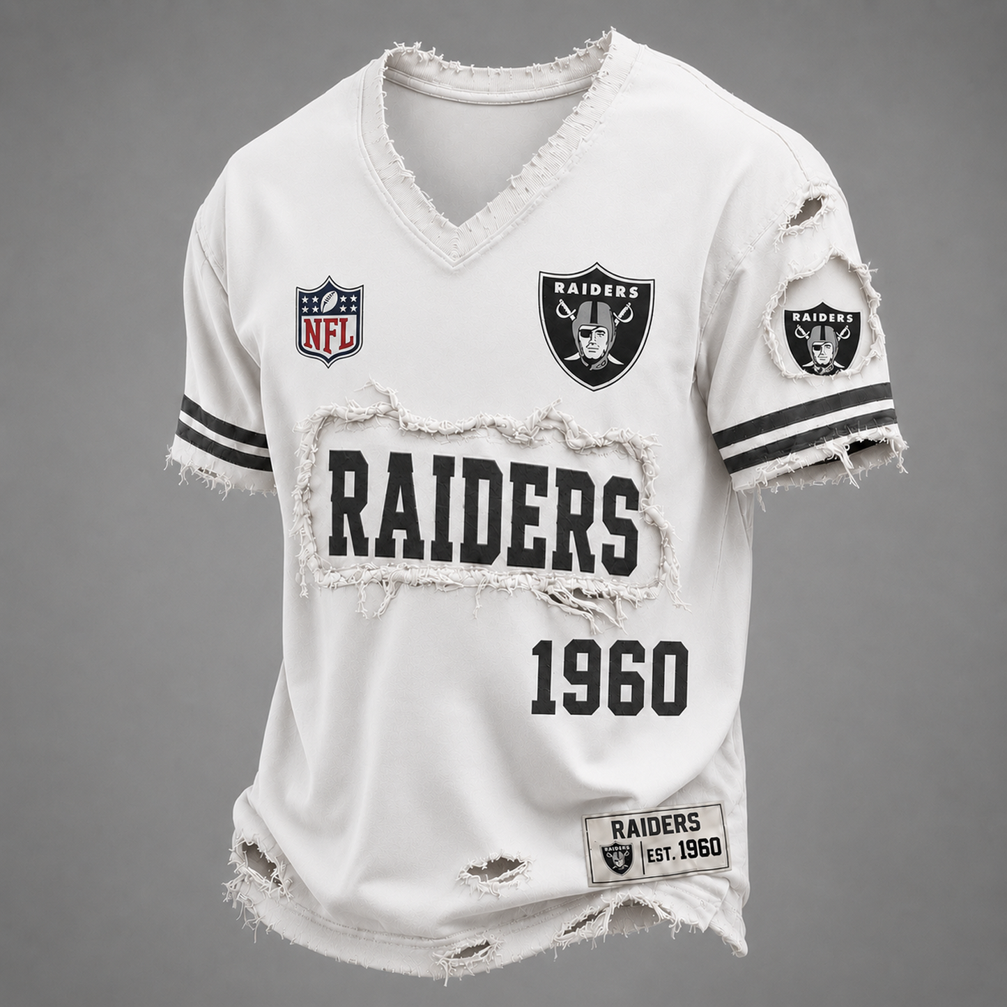 LV x NFL LUXURY V-Neck T-Shirt 3005 DatND DVT