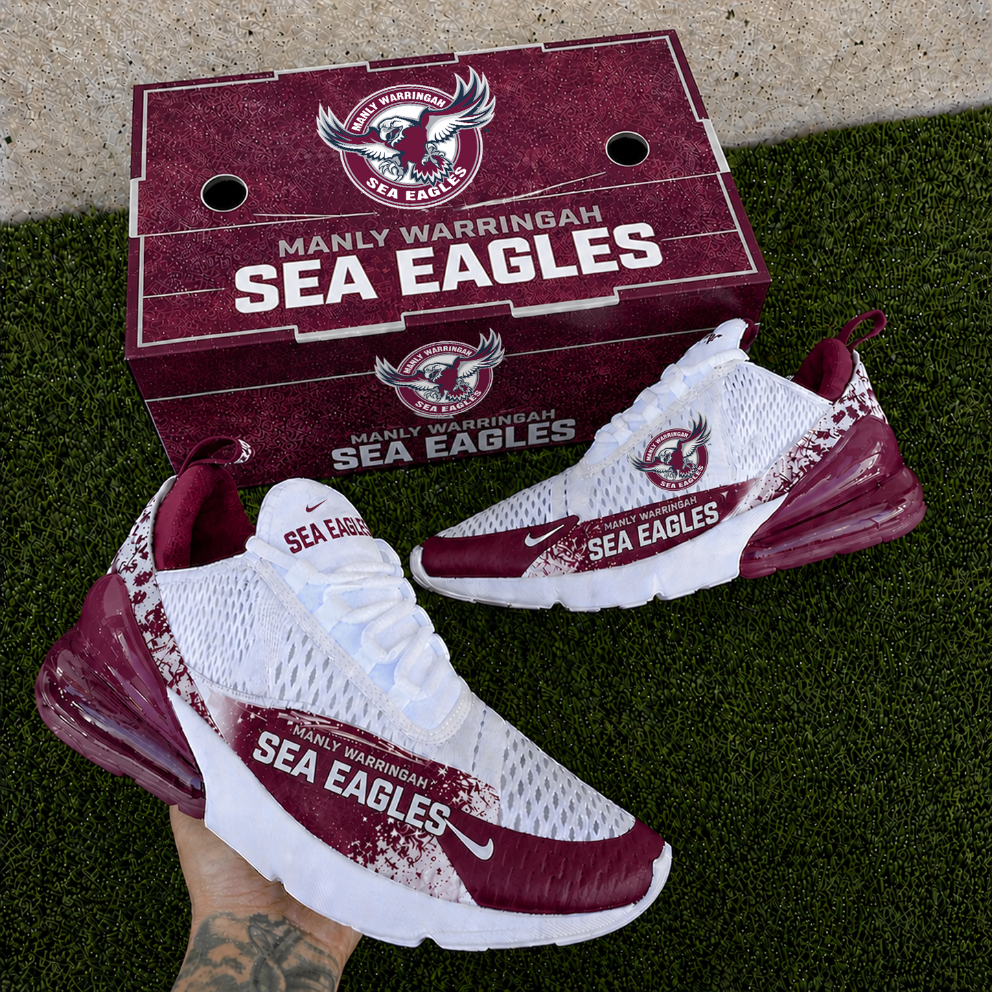 MAN x NRL Nike Air Max 270 Shoes
