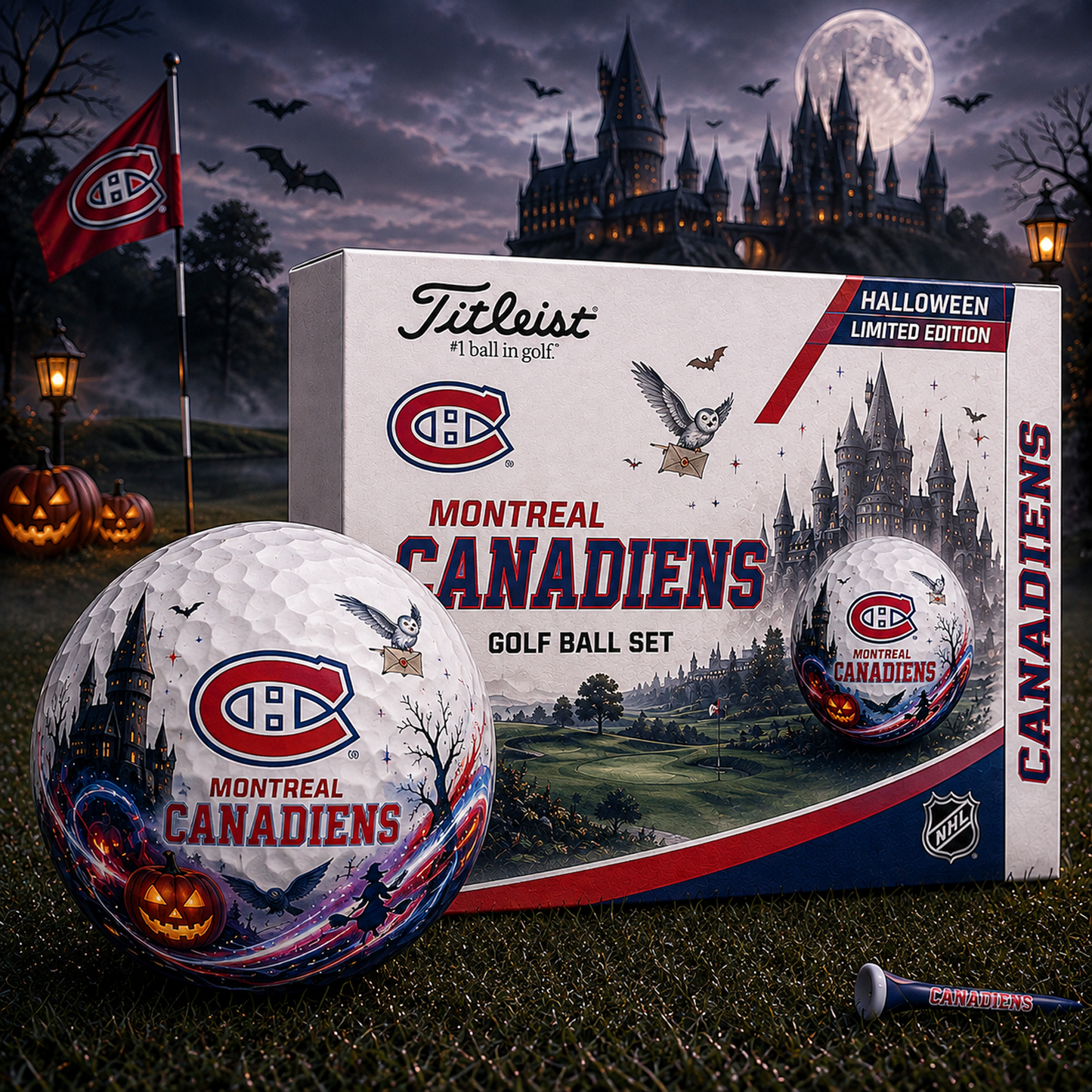 MC x NHL Halloween Edition Golf Ball Set Premium Golf Balls