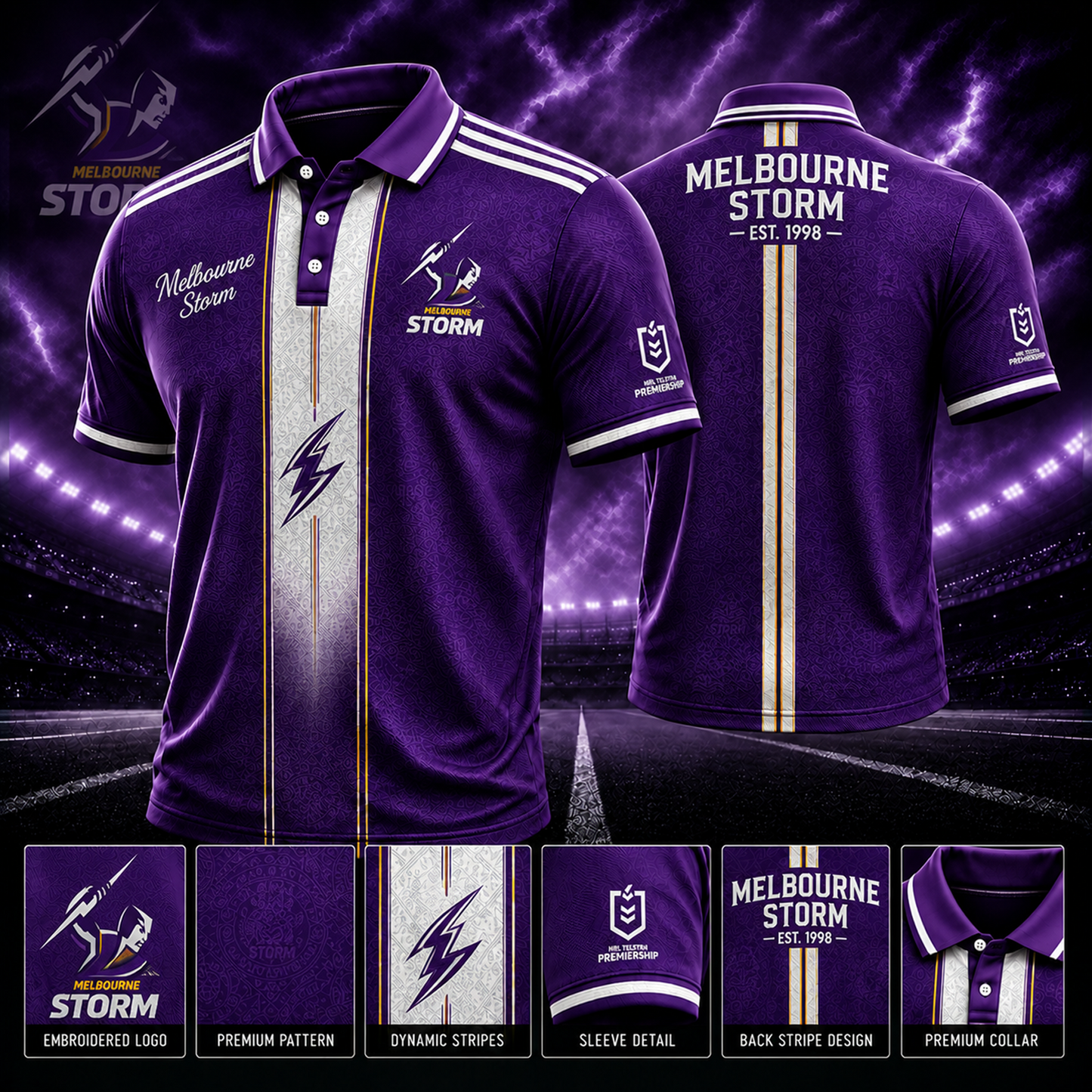 MEL x NRL Polo Shirt Limited Edition