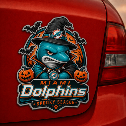 MIA x NFL Halloween Edition Car Namge Badge