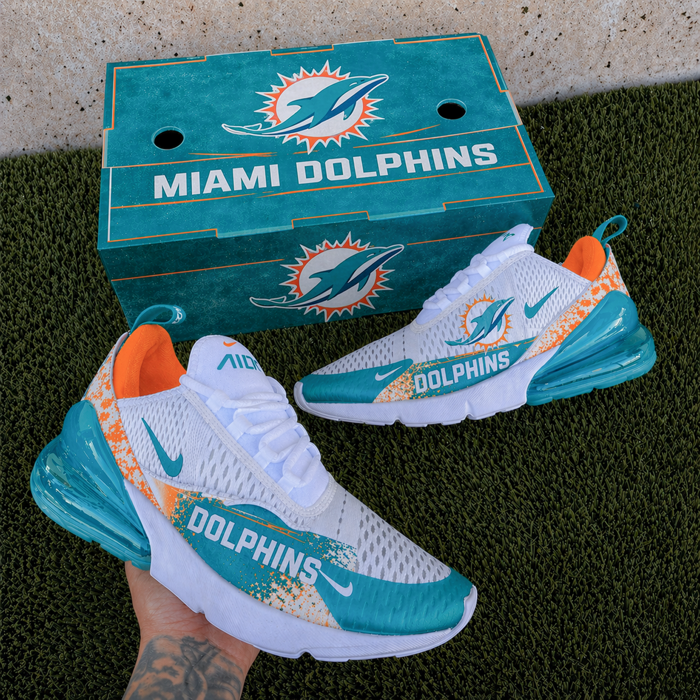 MIA x NFL Nike Air Max 270 Shoes