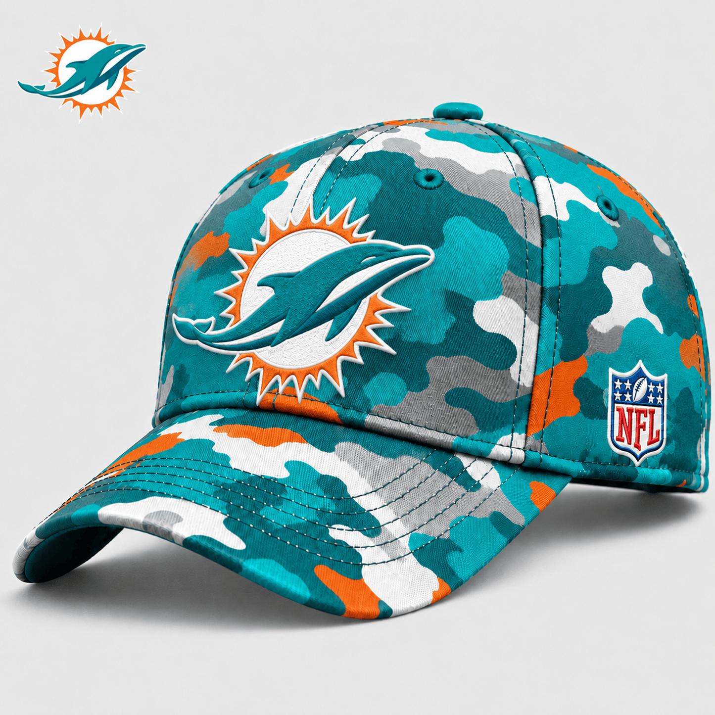 MIA x NFL Premium Camo Game Day Cap
