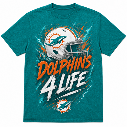 MIA x NFL Premium Fan For Life 3D Shirt