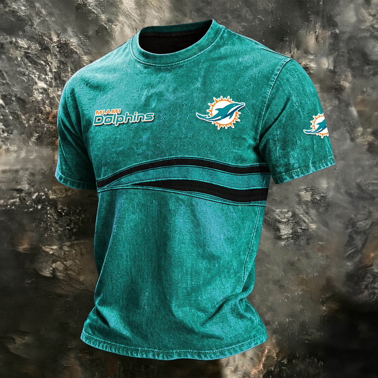 MIA x NFL Washed Cotton Retro Men's T-shirt
