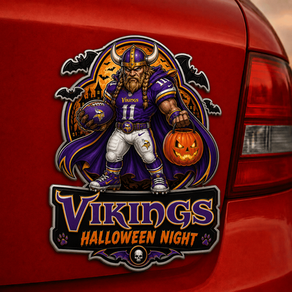MIN x NFL Halloween Edition Car Namge Badge