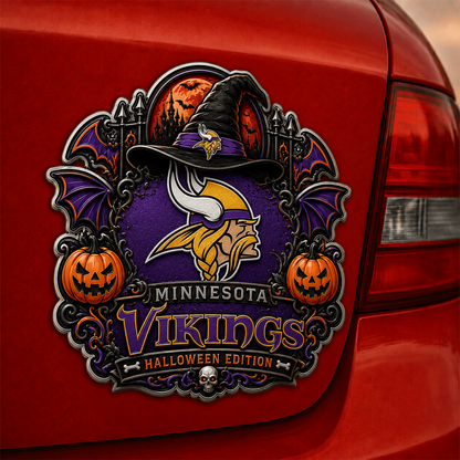 MIN x NFL Halloween Edition Car Namge Badge