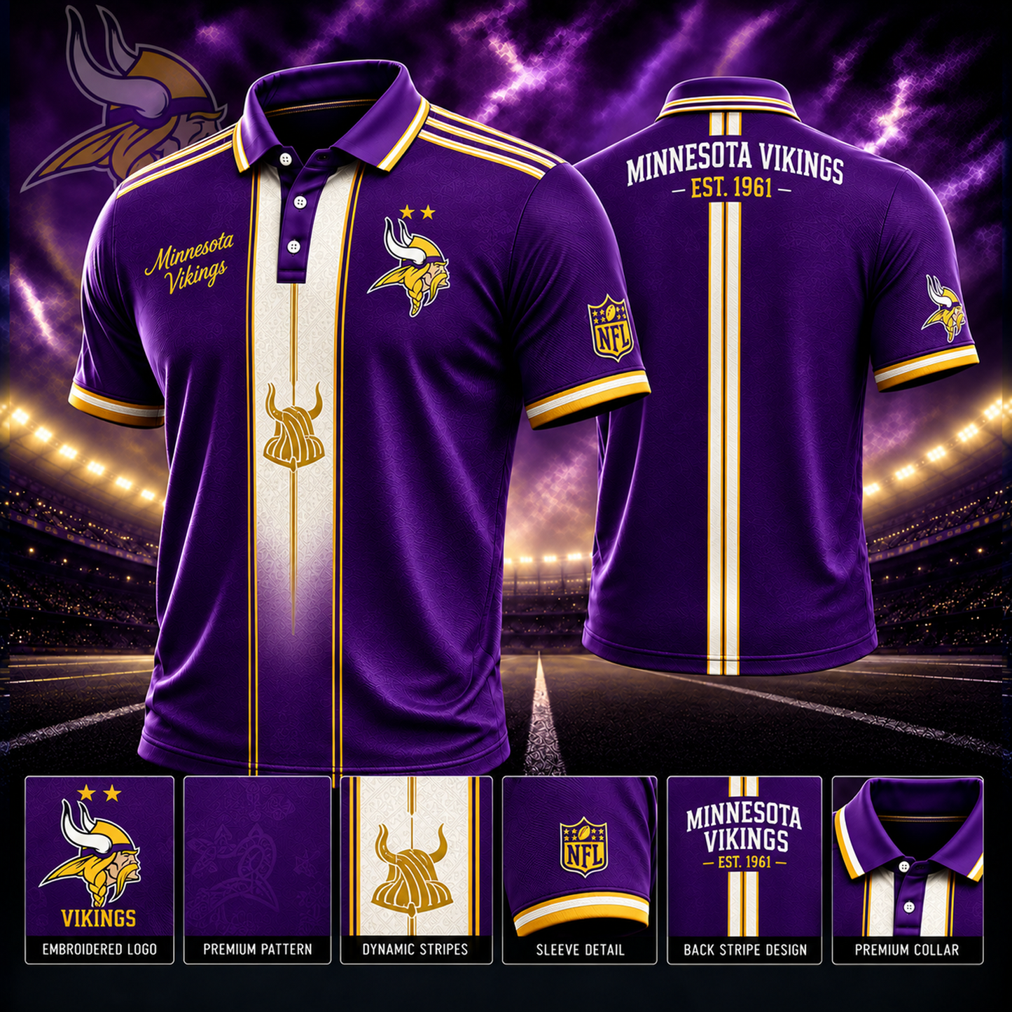 MIN x NFL Polo Shirt Limited Edition