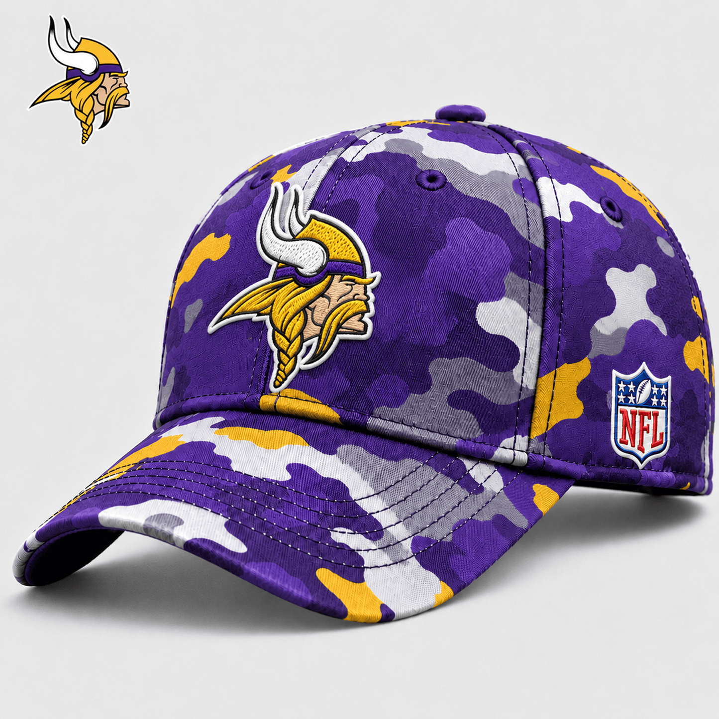 MIN x NFL Premium Camo Game Day Cap