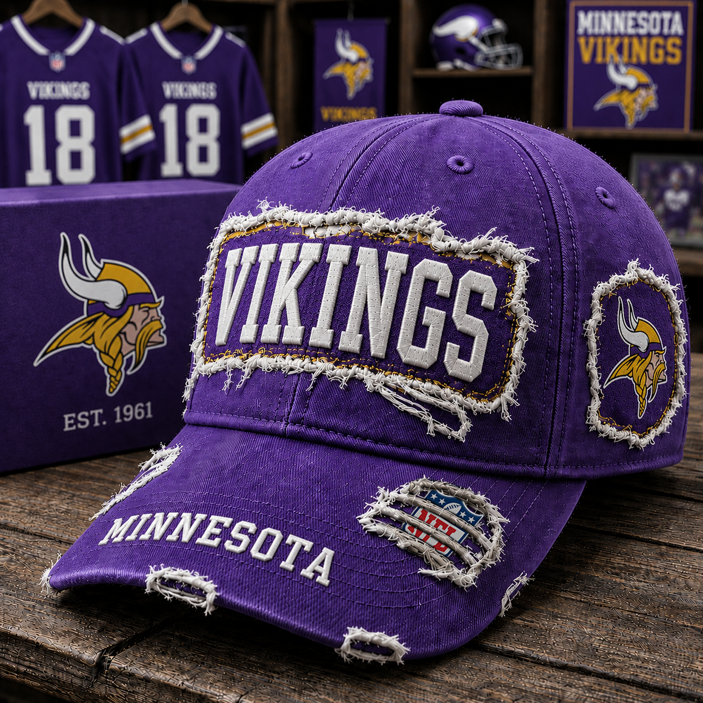 MIN x NFL Premium Patch Cap