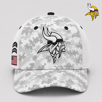 MIN x NFL Premium Salute to Service Digital Camo Cap