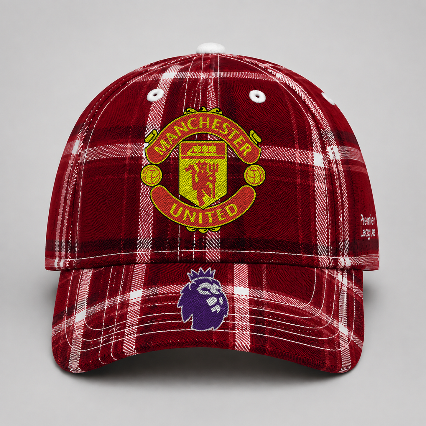 MU x EPL Premium Varsity Plaid Cap