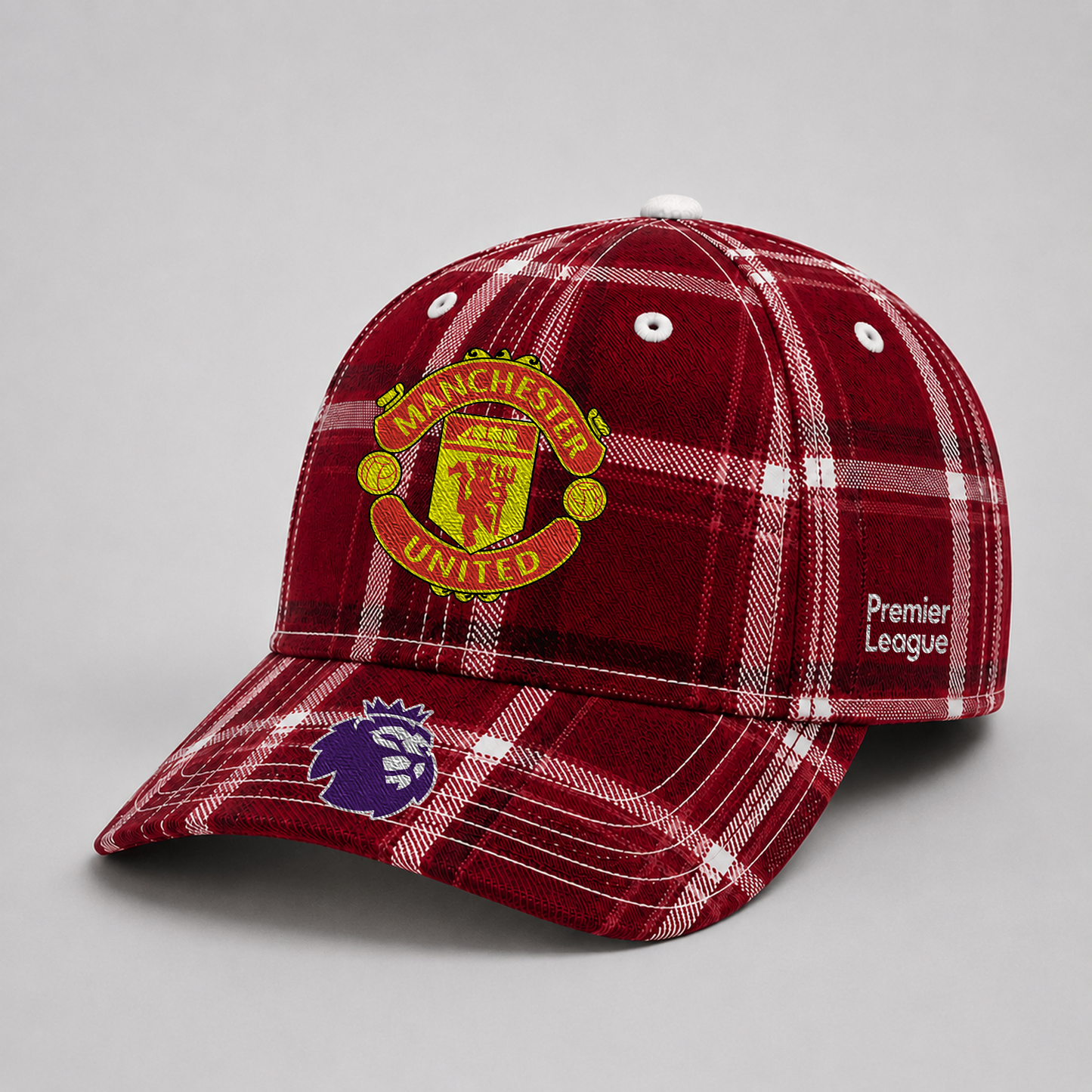MU x EPL Premium Varsity Plaid Cap