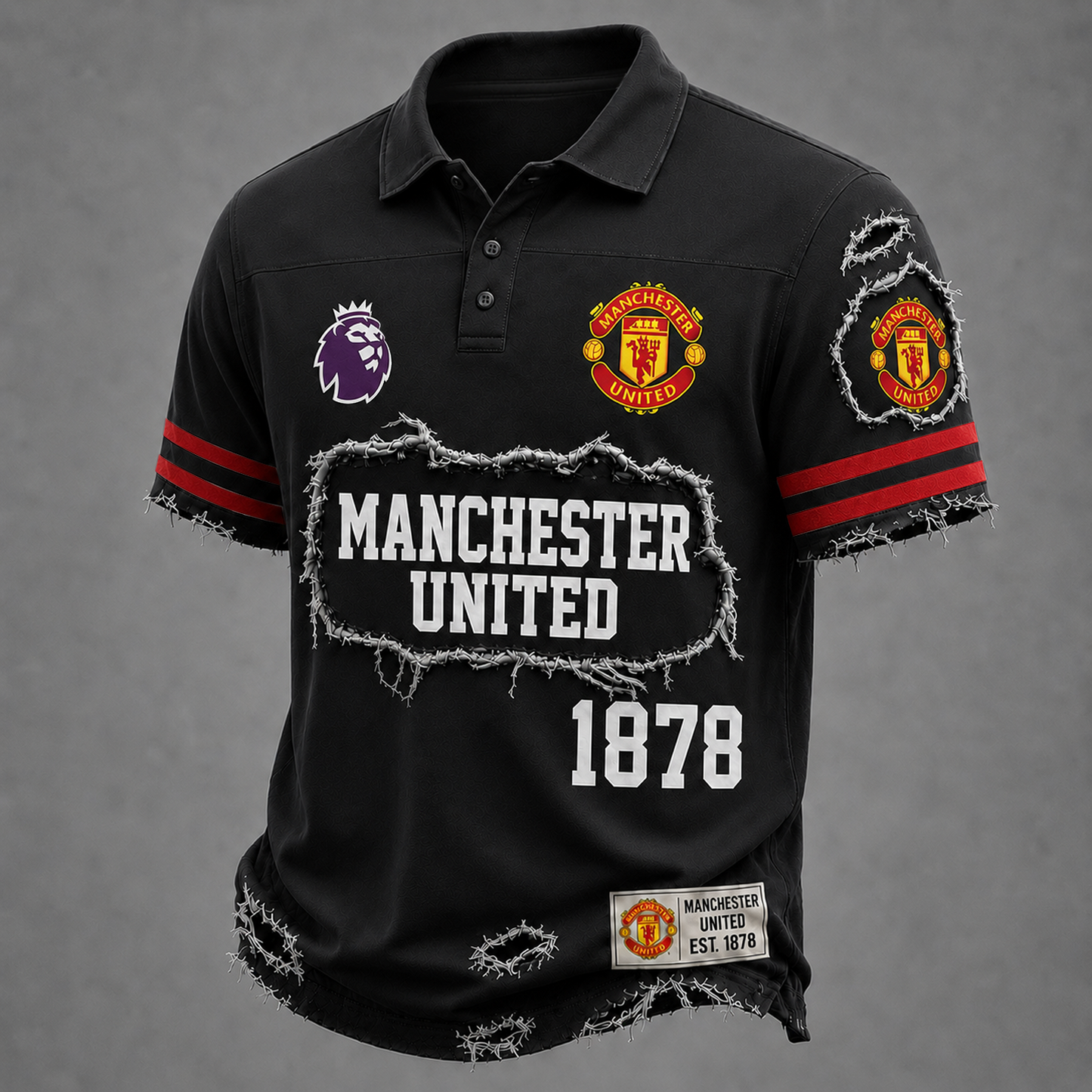 MUN x EPL LUXURY V-Neck T-Shirt 3005 DatND DVT