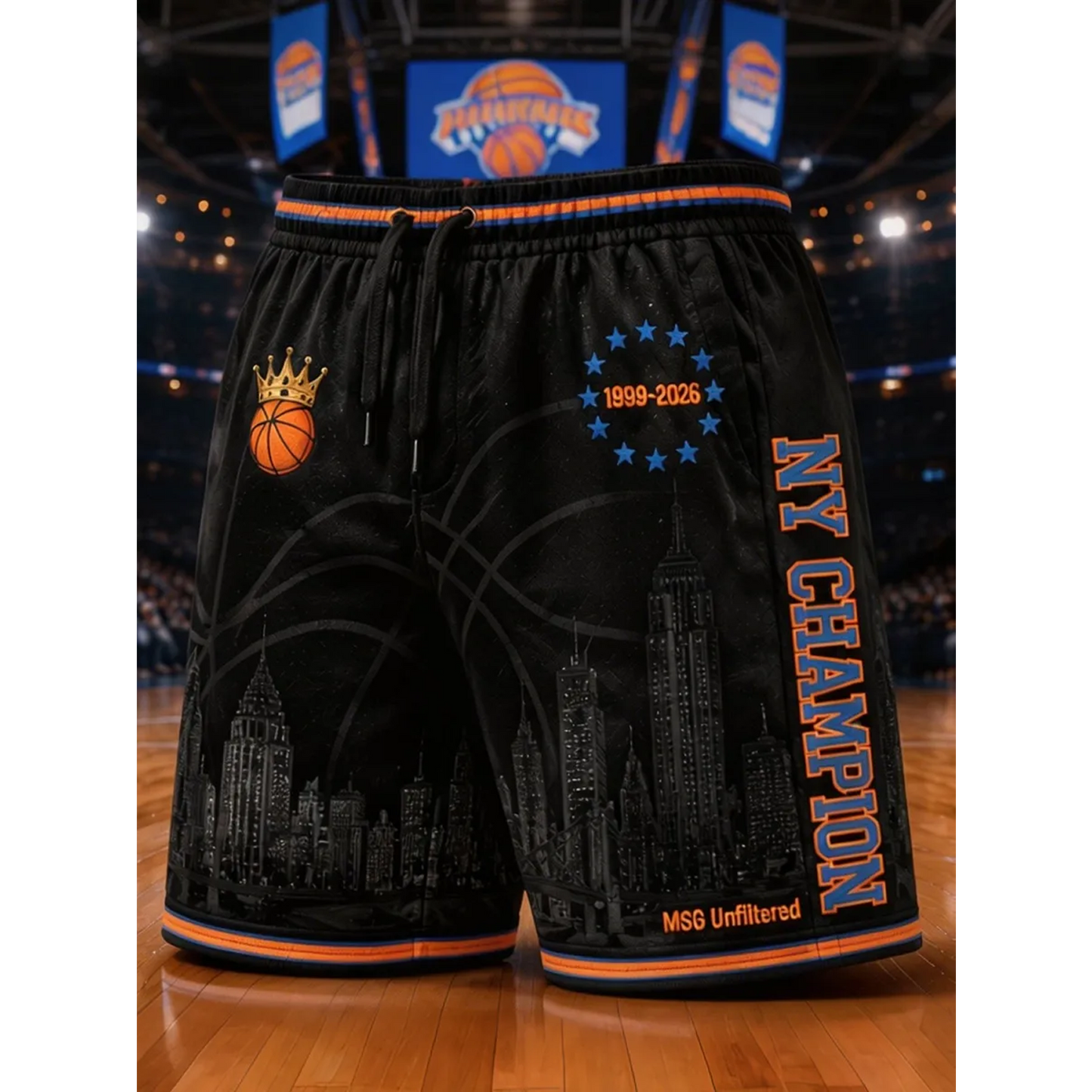 Men's NYK x NBA Basketball Fan Sports Shorts V1 DATND TANTD 0202626