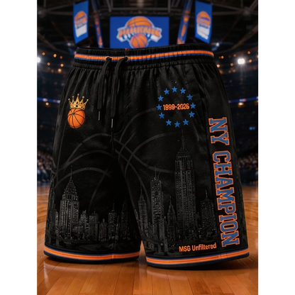 Men's NYK x NBA Basketball Fan Sports Shorts V1 DATND TANTD 0202626