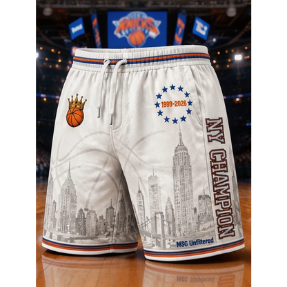 Men's NYK x NBA Basketball Fan Sports Shorts V1 DATND TANTD 0202626