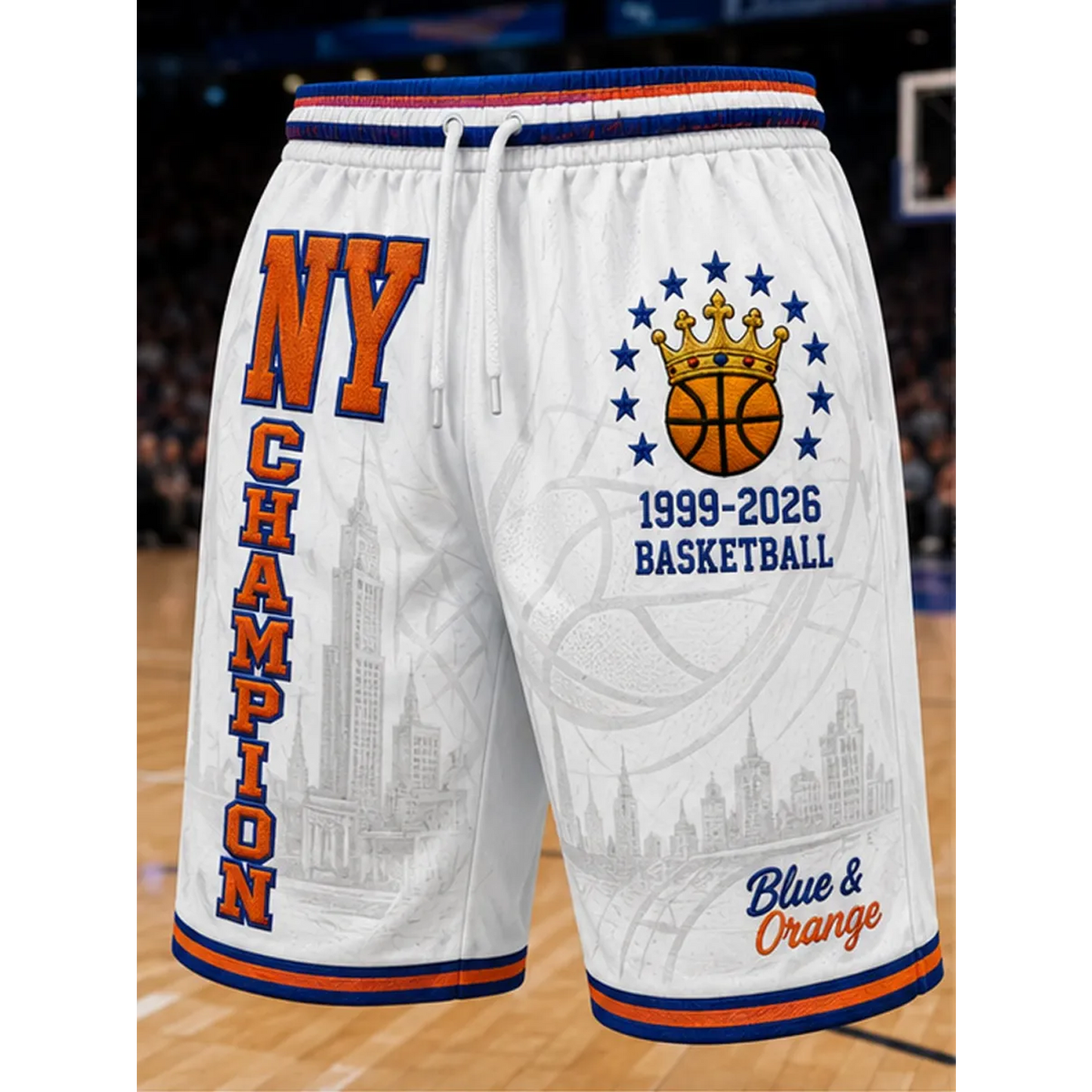 Men's NYK x NBA Basketball Fan Sports Shorts V2 DATND TANTD 0202626